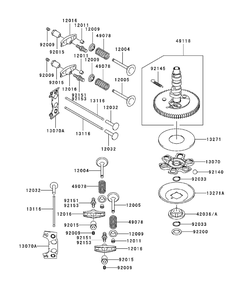 Fh721v As26 Valve And Camshaft Diagram and Parts List for M60-KW 53BB5D8X750-25HP-OHV Cub Cadet Lawn Tractor